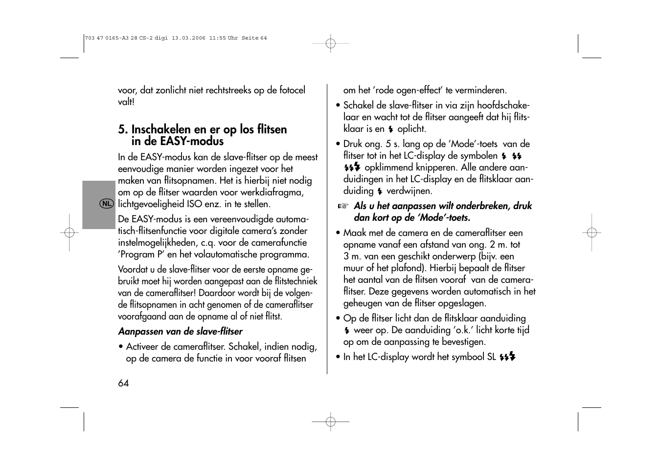Metz MECABLITZ 28 CS-2 digital User Manual | Page 64 / 176