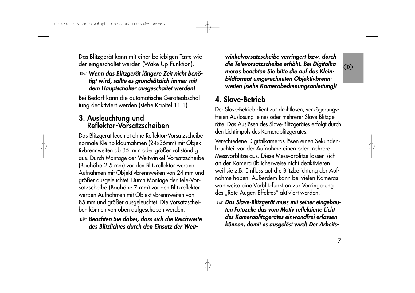 Metz MECABLITZ 28 CS-2 digital User Manual | Page 7 / 176