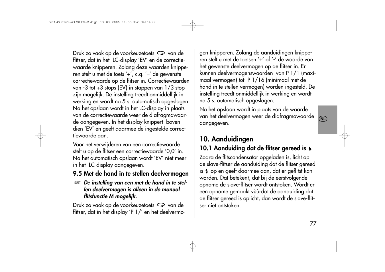 Metz MECABLITZ 28 CS-2 digital User Manual | Page 77 / 176