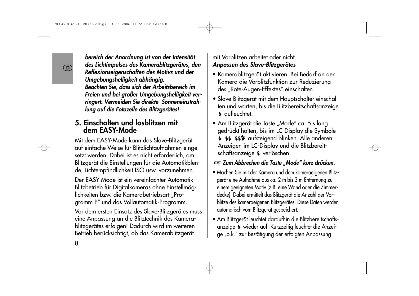 Metz MECABLITZ 28 CS-2 digital User Manual | Page 8 / 176