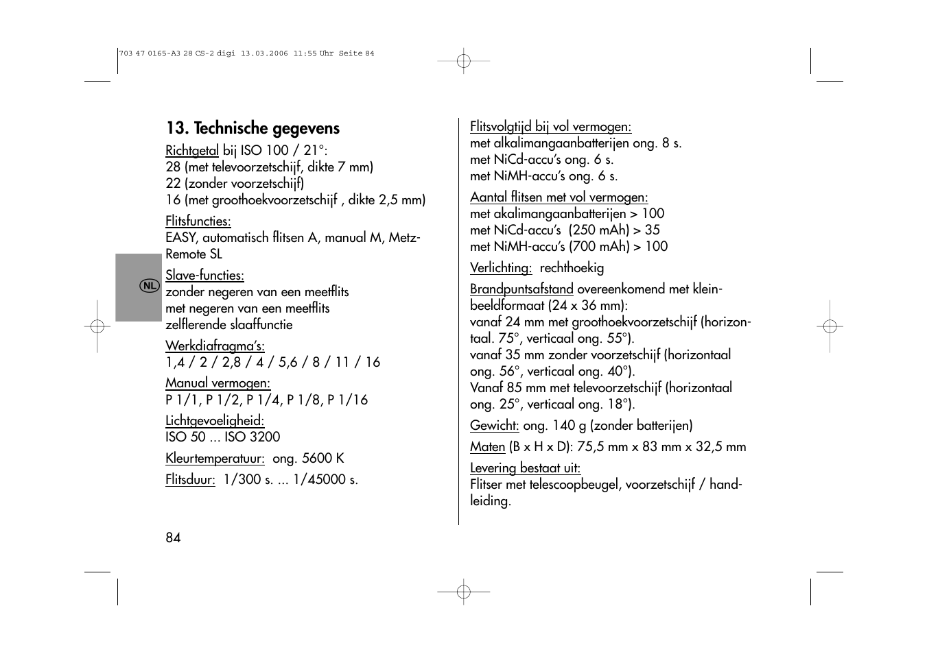 Metz MECABLITZ 28 CS-2 digital User Manual | Page 84 / 176