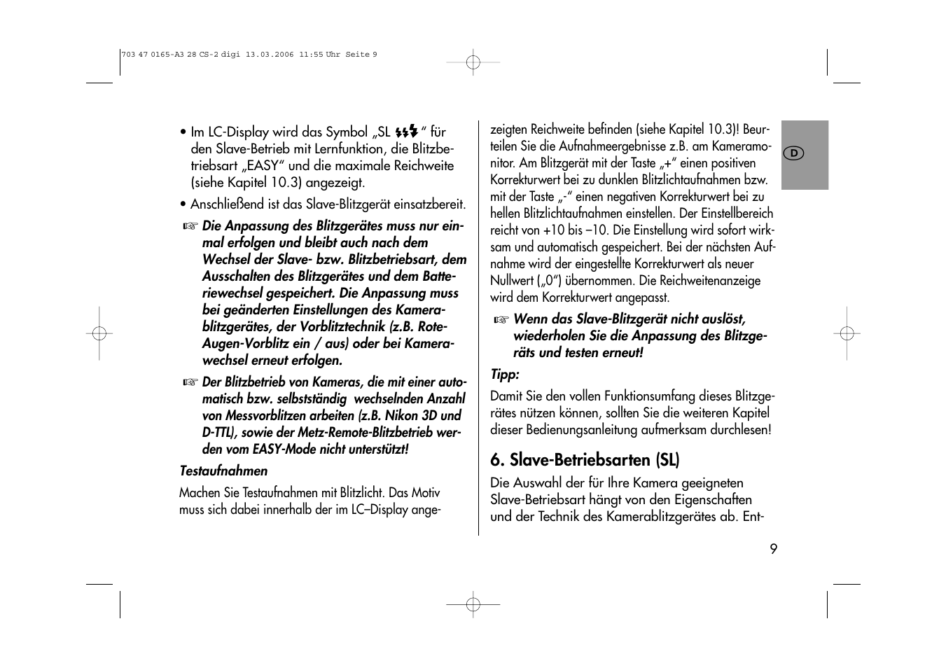 Metz MECABLITZ 28 CS-2 digital User Manual | Page 9 / 176