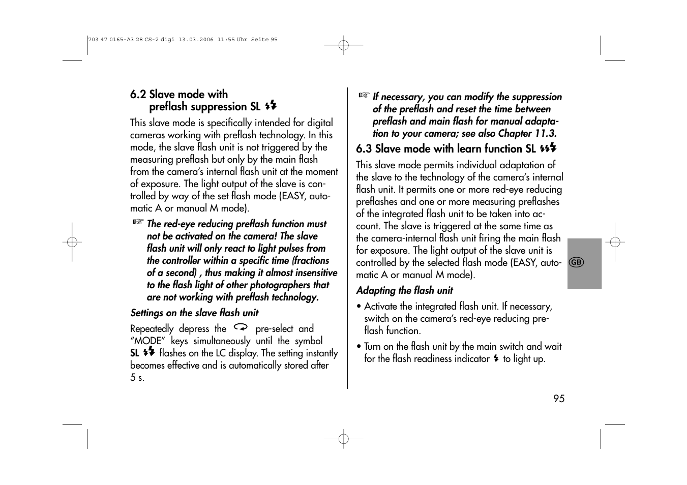 Metz MECABLITZ 28 CS-2 digital User Manual | Page 95 / 176