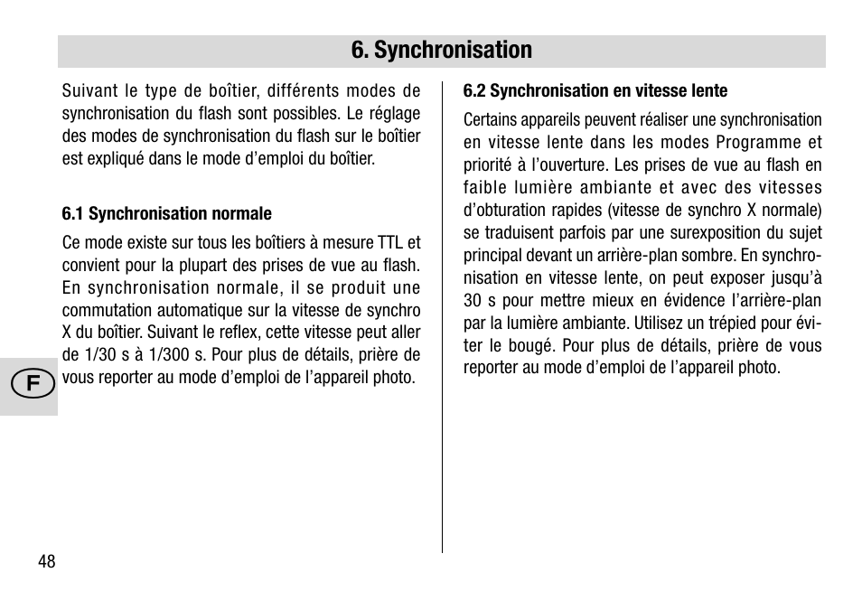 Metz MECABLITZ 28 AF-4 Minolta User Manual | Page 48 / 76