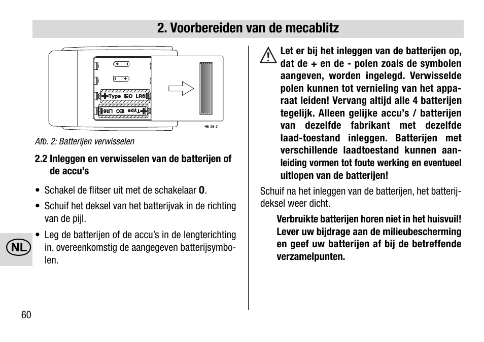 Metz MECABLITZ 28 AF-4 Minolta User Manual | Page 60 / 76