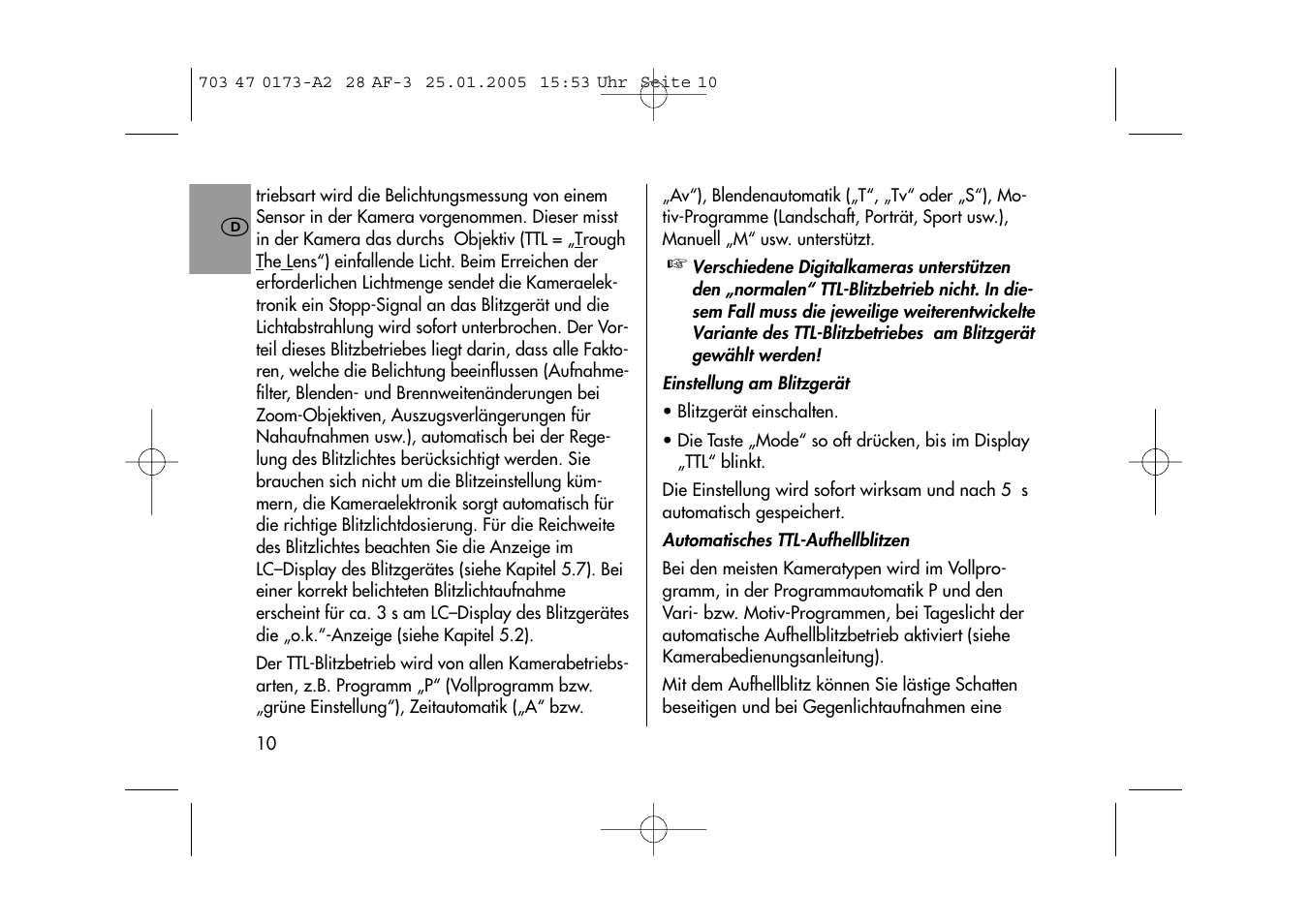 Metz MECABLITZ 28 AF-3 digital User Manual | Page 10 / 162