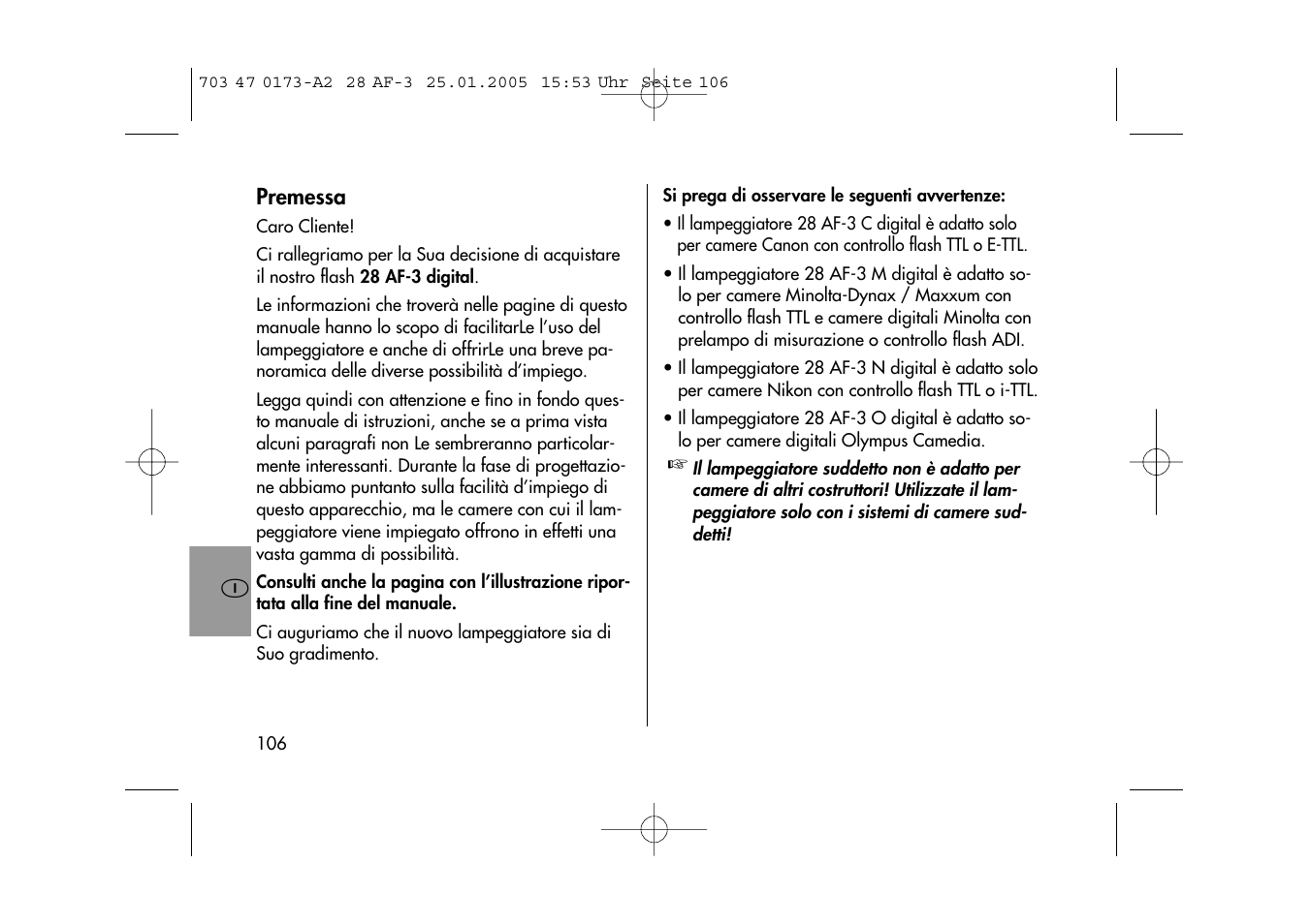 Metz MECABLITZ 28 AF-3 digital User Manual | Page 106 / 162