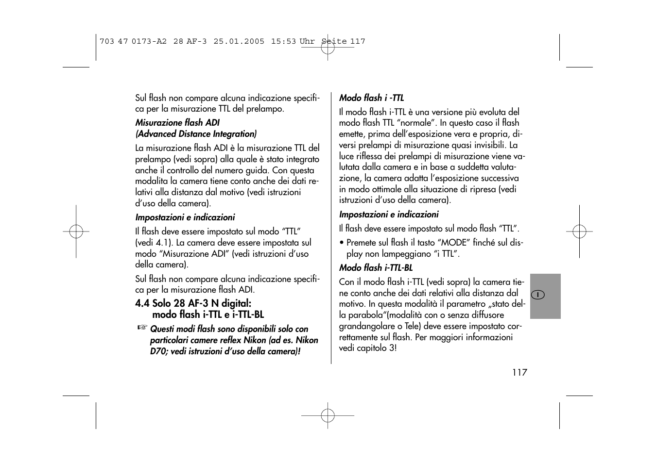 Metz MECABLITZ 28 AF-3 digital User Manual | Page 117 / 162