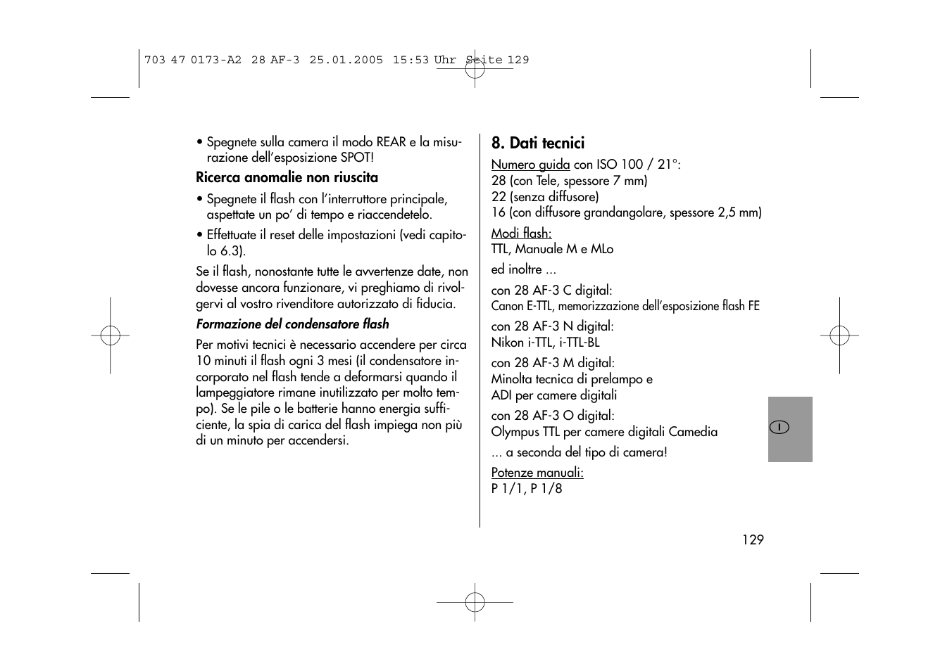 Metz MECABLITZ 28 AF-3 digital User Manual | Page 129 / 162