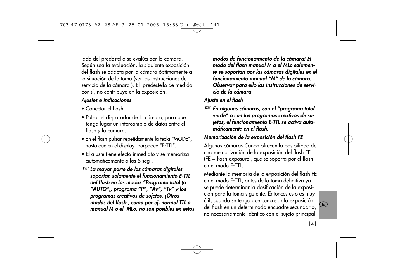 Metz MECABLITZ 28 AF-3 digital User Manual | Page 141 / 162