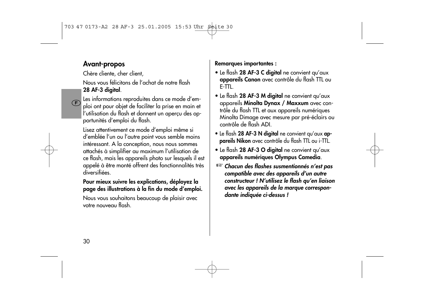 Metz MECABLITZ 28 AF-3 digital User Manual | Page 30 / 162