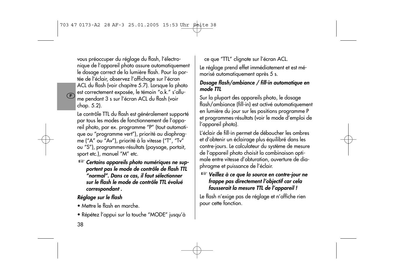 Metz MECABLITZ 28 AF-3 digital User Manual | Page 38 / 162