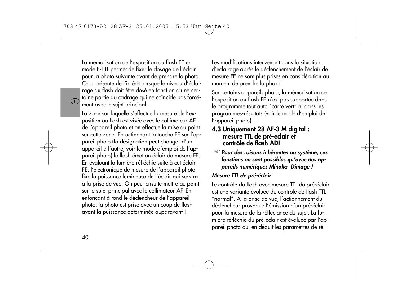 Metz MECABLITZ 28 AF-3 digital User Manual | Page 40 / 162