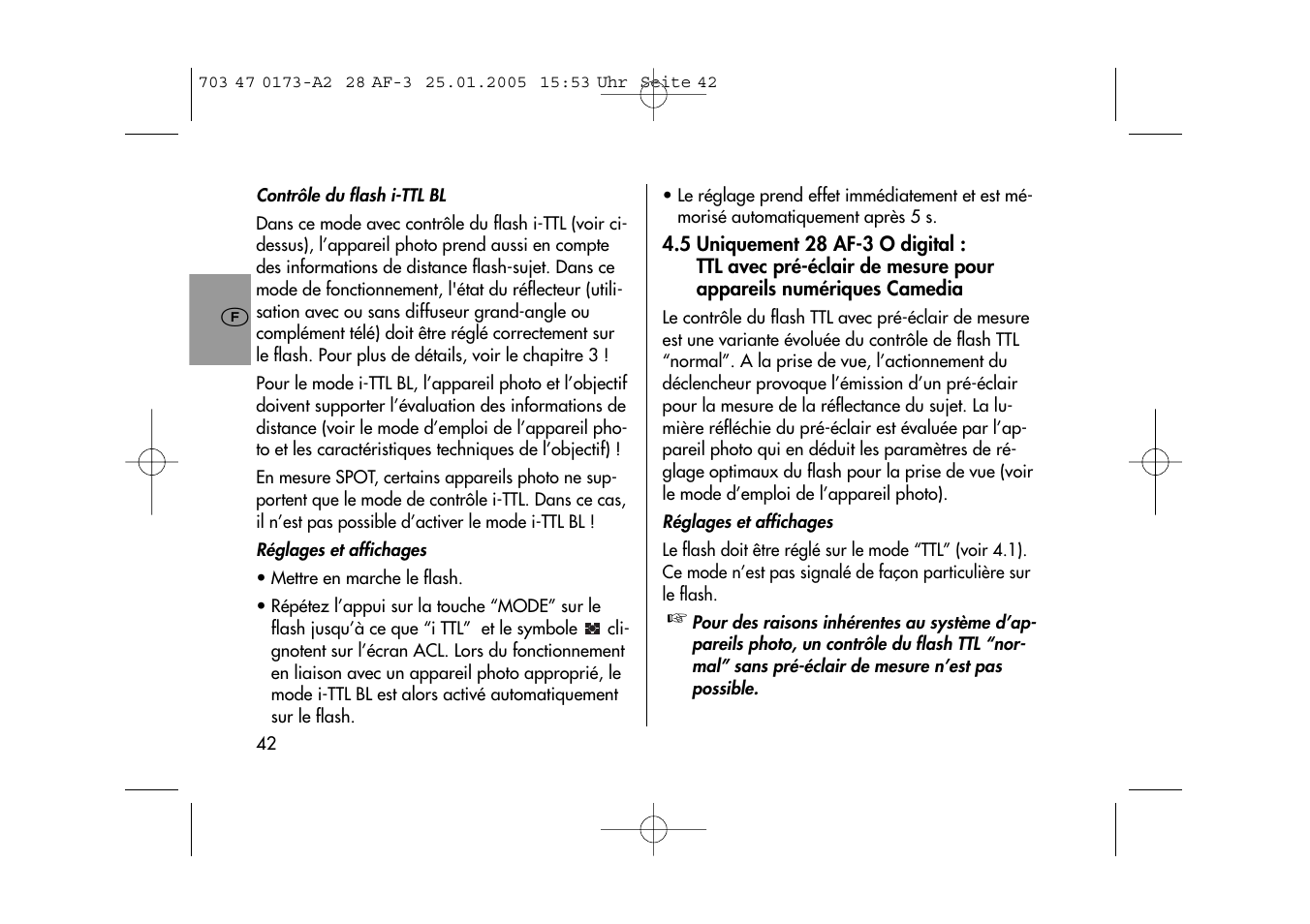 Metz MECABLITZ 28 AF-3 digital User Manual | Page 42 / 162