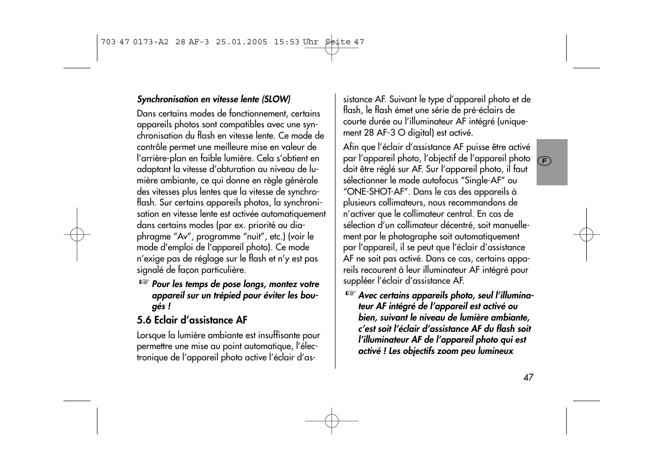 Metz MECABLITZ 28 AF-3 digital User Manual | Page 47 / 162