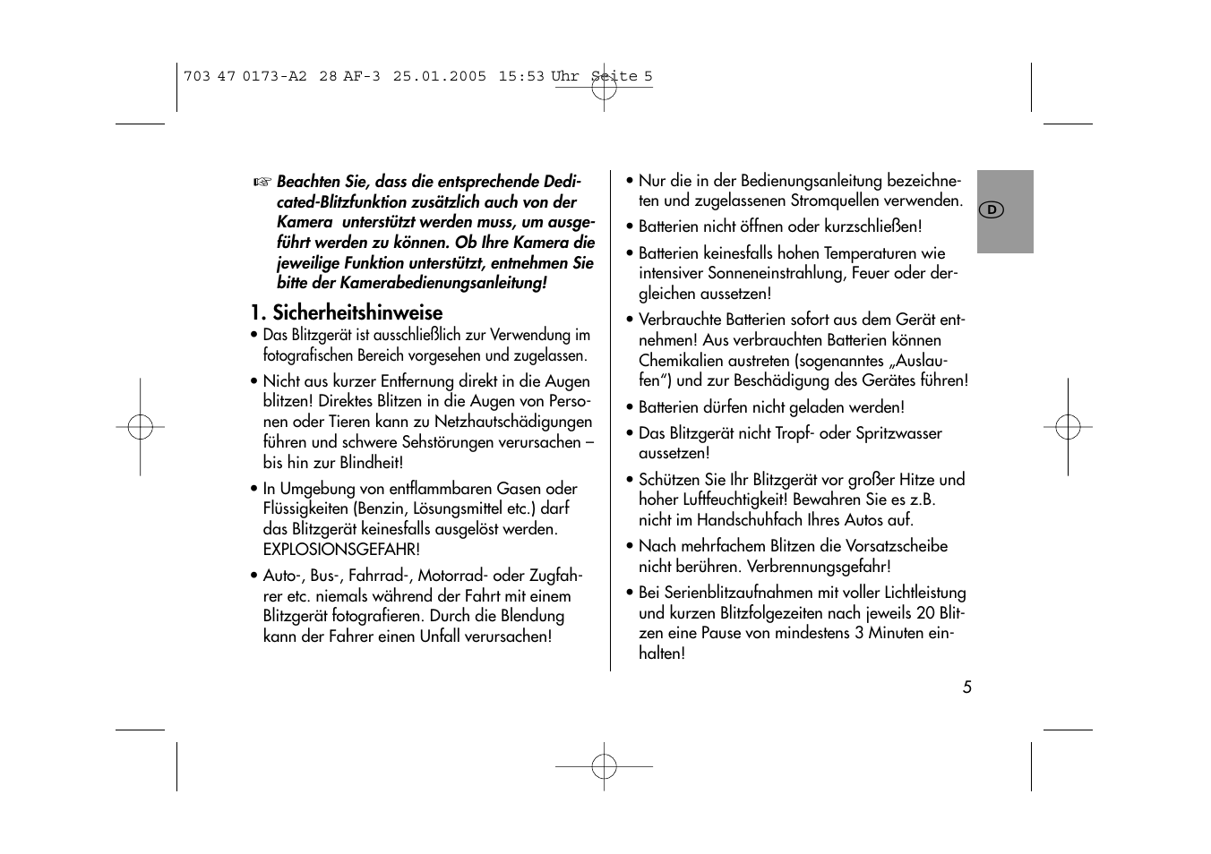 Metz MECABLITZ 28 AF-3 digital User Manual | Page 5 / 162