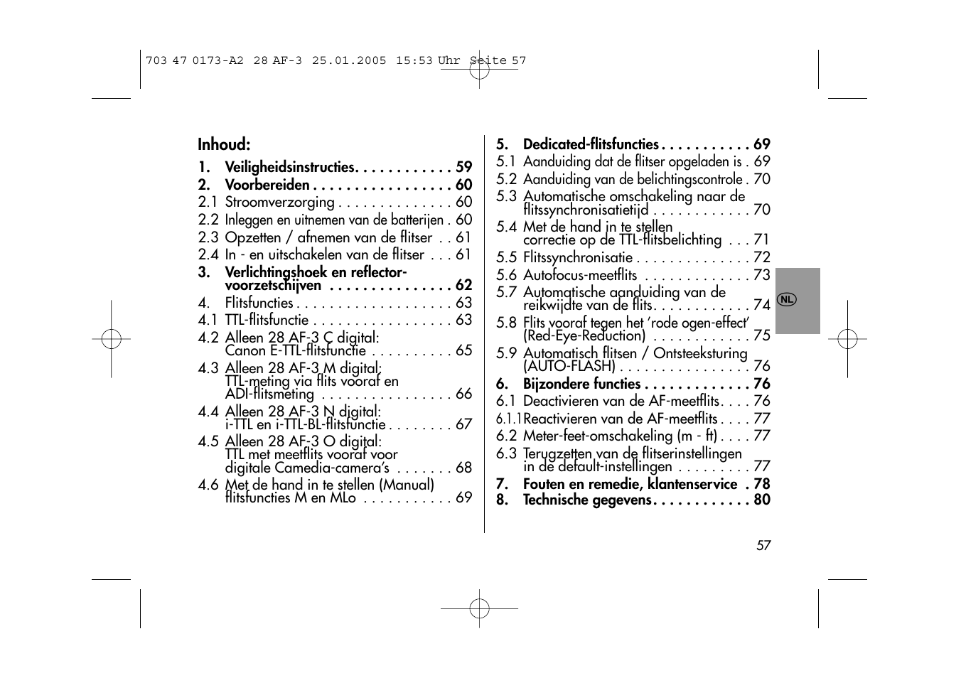 Metz MECABLITZ 28 AF-3 digital User Manual | Page 57 / 162