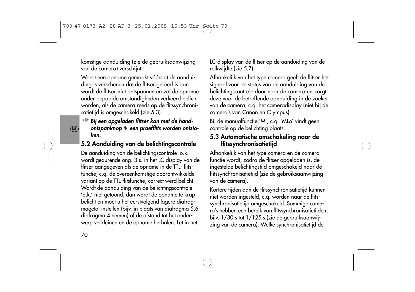 Metz MECABLITZ 28 AF-3 digital User Manual | Page 70 / 162