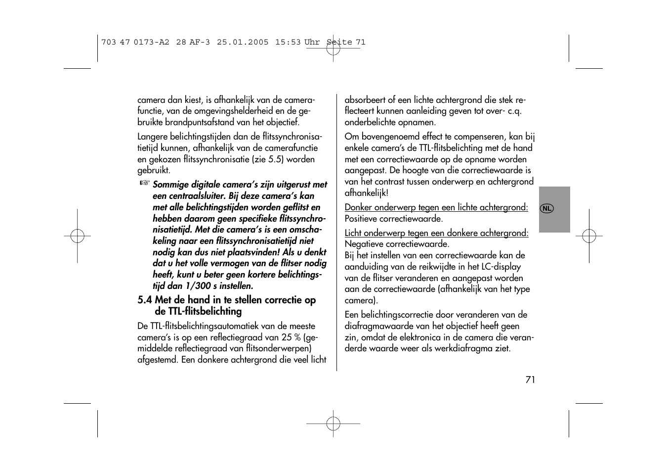 Metz MECABLITZ 28 AF-3 digital User Manual | Page 71 / 162