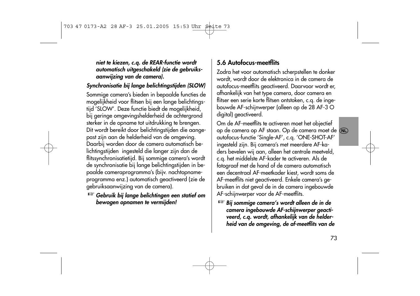 Metz MECABLITZ 28 AF-3 digital User Manual | Page 73 / 162