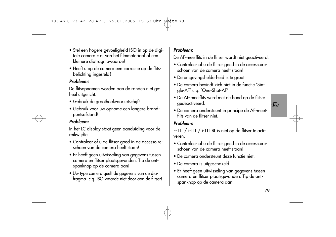 Metz MECABLITZ 28 AF-3 digital User Manual | Page 79 / 162
