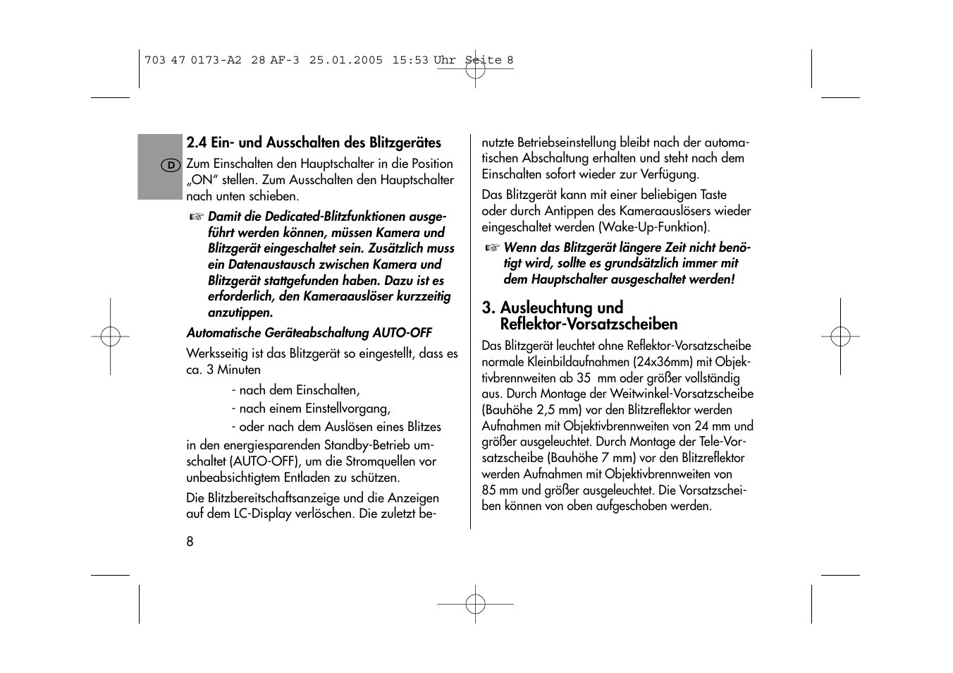 Metz MECABLITZ 28 AF-3 digital User Manual | Page 8 / 162