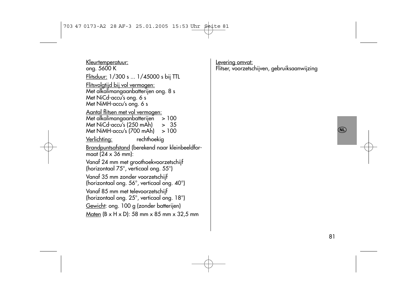 Metz MECABLITZ 28 AF-3 digital User Manual | Page 81 / 162