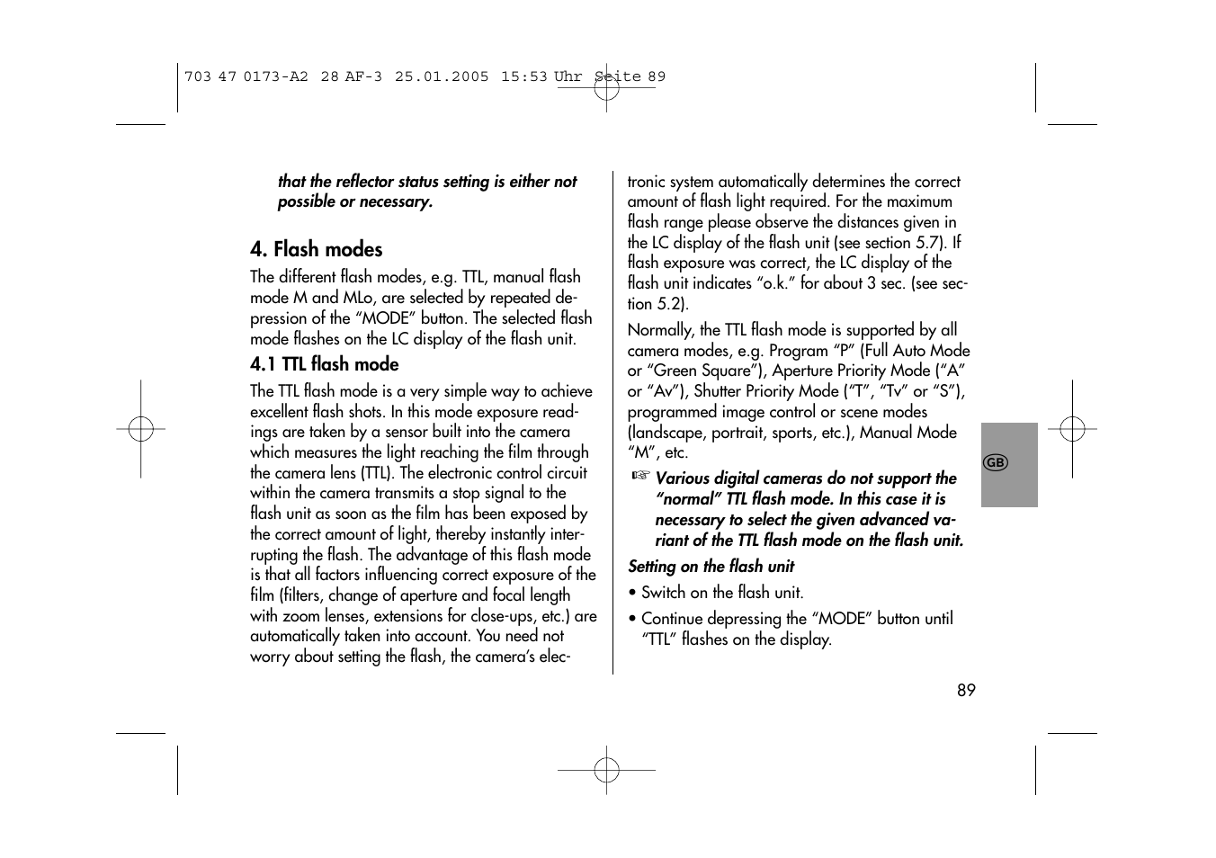 Metz MECABLITZ 28 AF-3 digital User Manual | Page 89 / 162