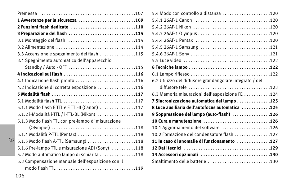 Metz MECABLITZ 26 AF-1 digital User Manual | Page 106 / 164