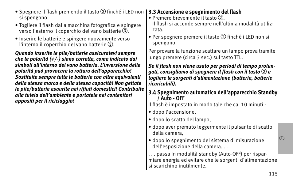 Metz MECABLITZ 26 AF-1 digital User Manual | Page 115 / 164