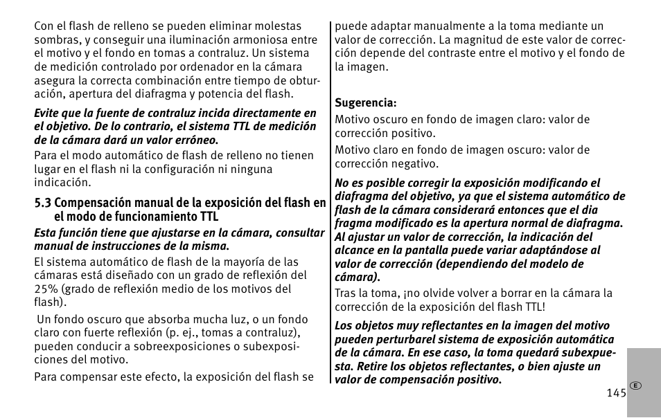 Metz MECABLITZ 26 AF-1 digital User Manual | Page 145 / 164