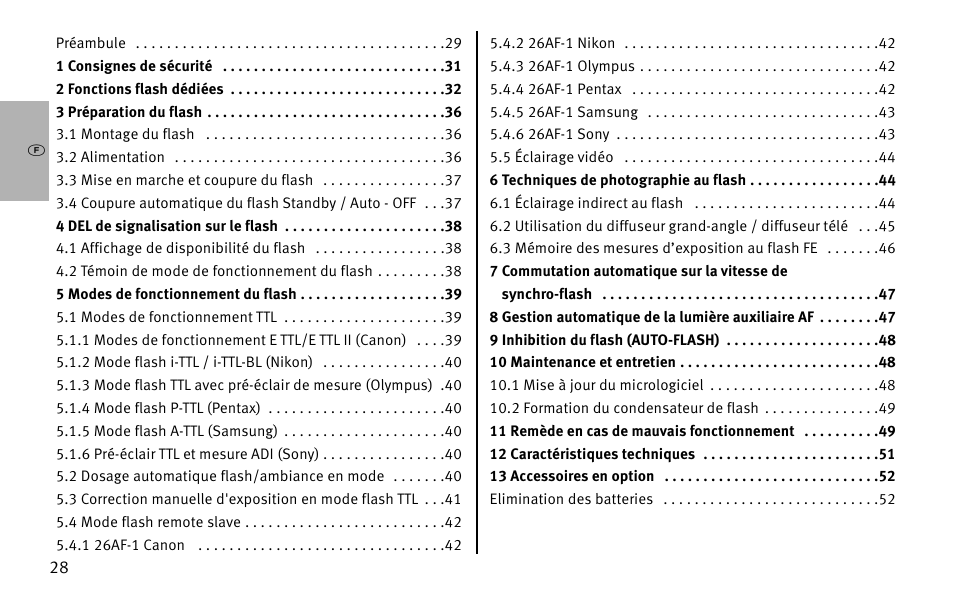 Metz MECABLITZ 26 AF-1 digital User Manual | Page 28 / 164