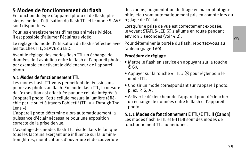 Metz MECABLITZ 26 AF-1 digital User Manual | Page 39 / 164