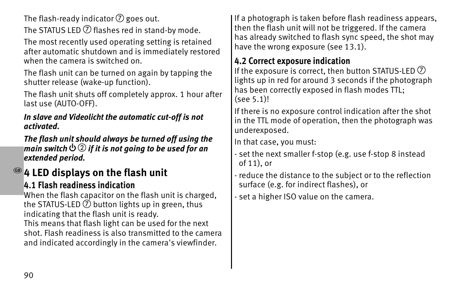 Metz MECABLITZ 26 AF-1 digital User Manual | Page 90 / 164