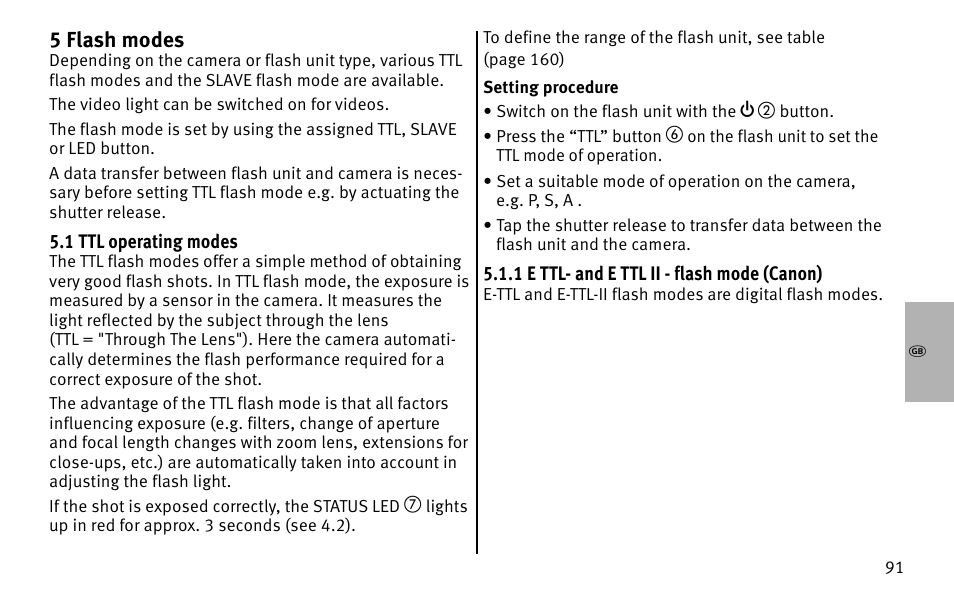 Metz MECABLITZ 26 AF-1 digital User Manual | Page 91 / 164