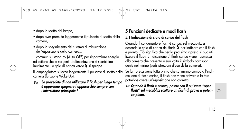 Metz MECABLITZ 24 AF-1 C_N_O_P_S digital User Manual | Page 115 / 164