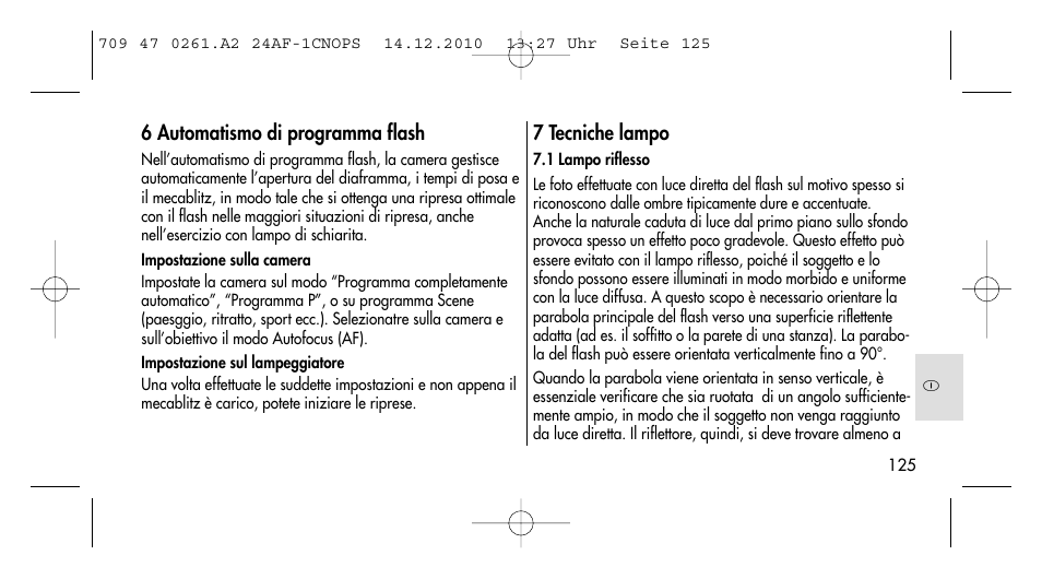 Metz MECABLITZ 24 AF-1 C_N_O_P_S digital User Manual | Page 125 / 164