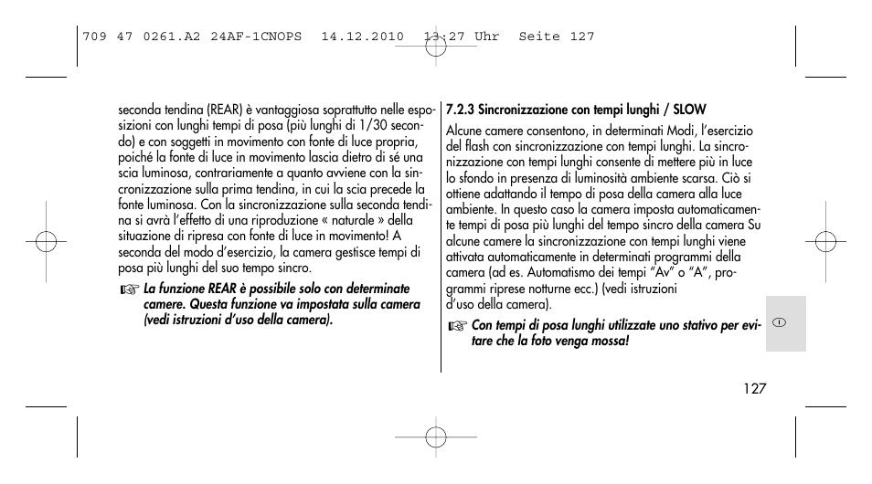 Metz MECABLITZ 24 AF-1 C_N_O_P_S digital User Manual | Page 127 / 164