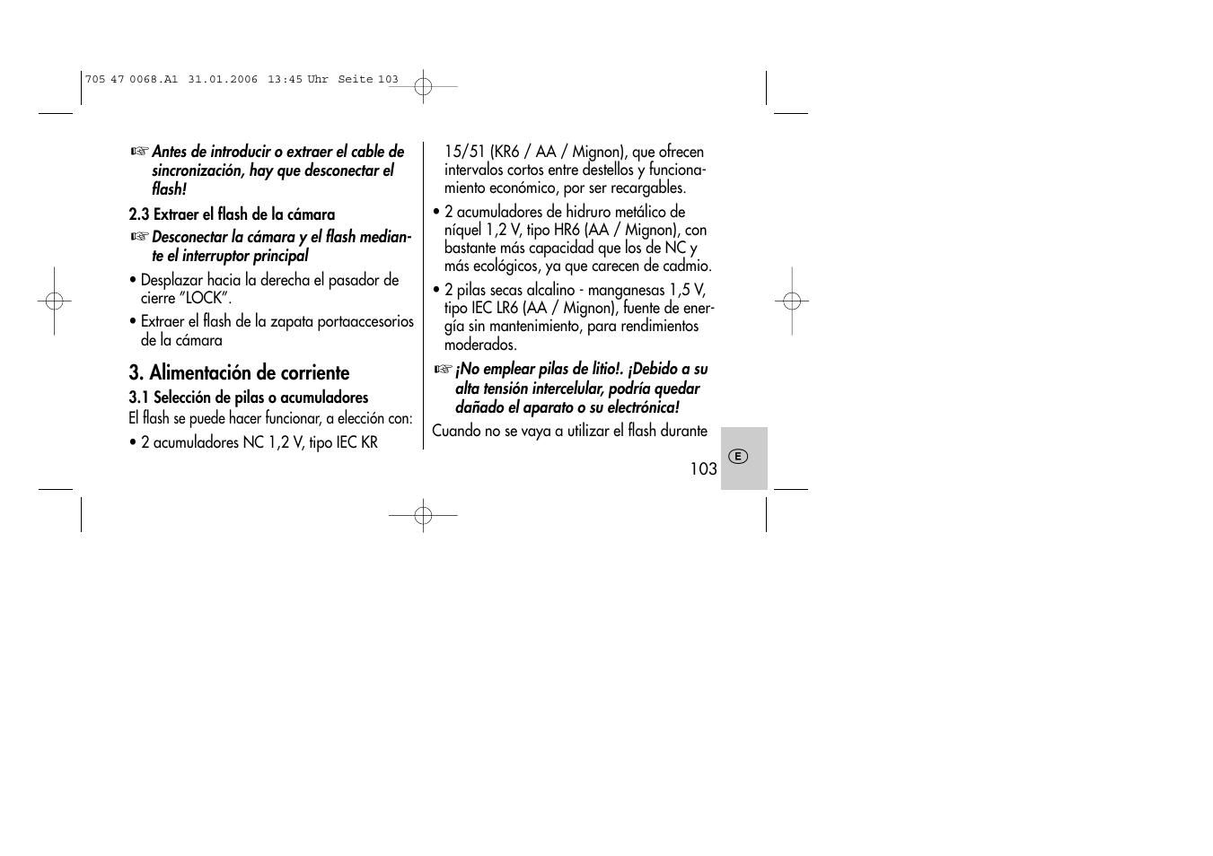 Metz MECABLITZ 20 C-2 User Manual | Page 103 / 128