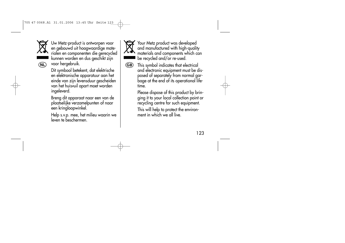 Metz MECABLITZ 20 C-2 User Manual | Page 123 / 128