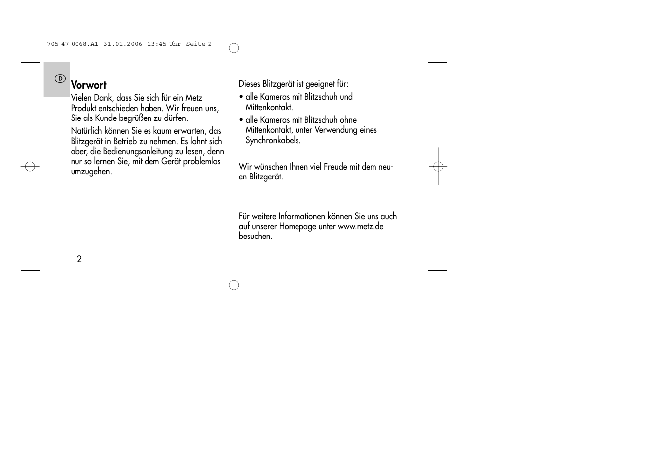 Metz MECABLITZ 20 C-2 User Manual | Page 2 / 128