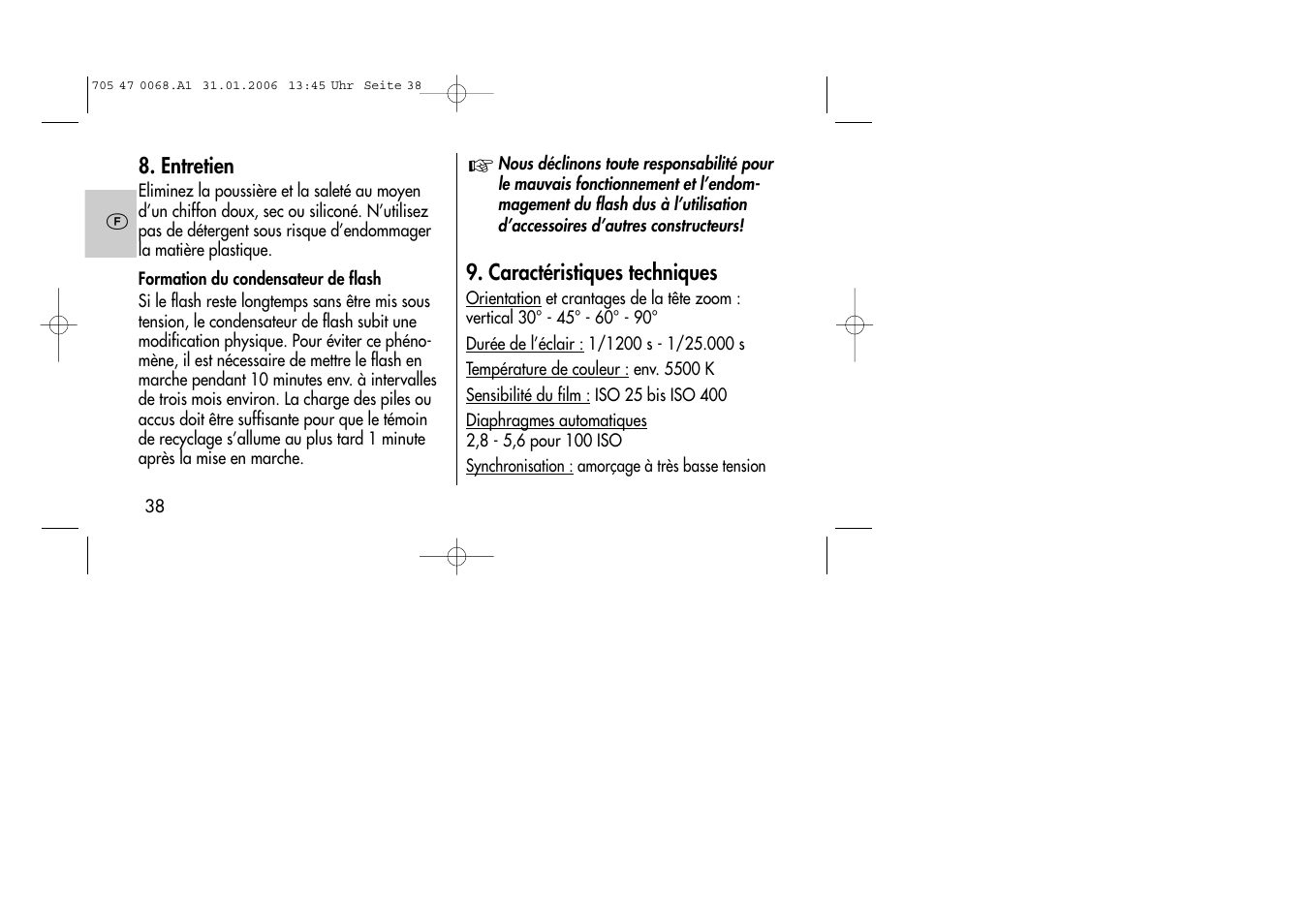 Metz MECABLITZ 20 C-2 User Manual | Page 38 / 128
