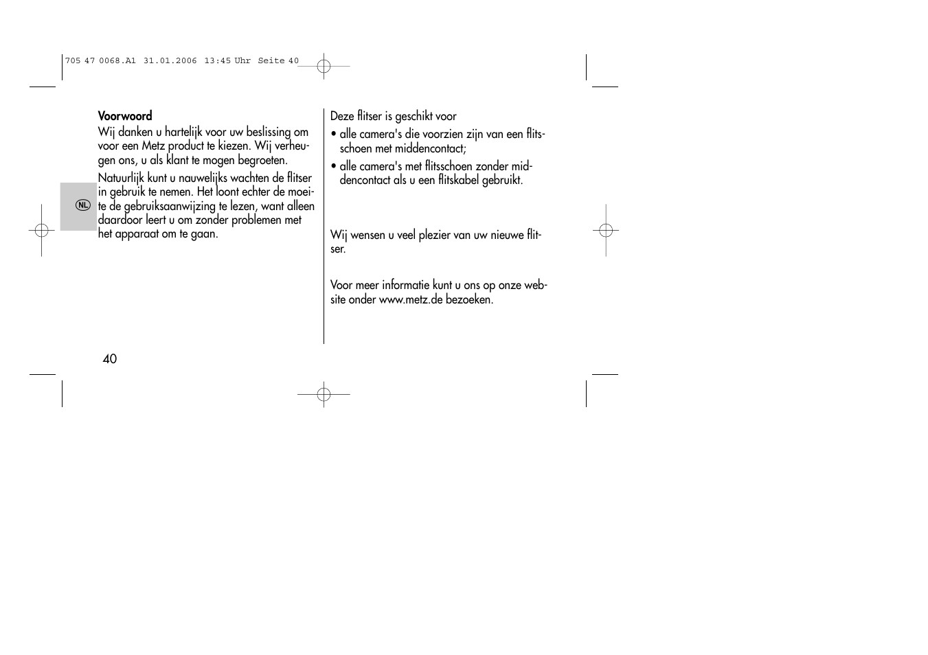 Metz MECABLITZ 20 C-2 User Manual | Page 40 / 128
