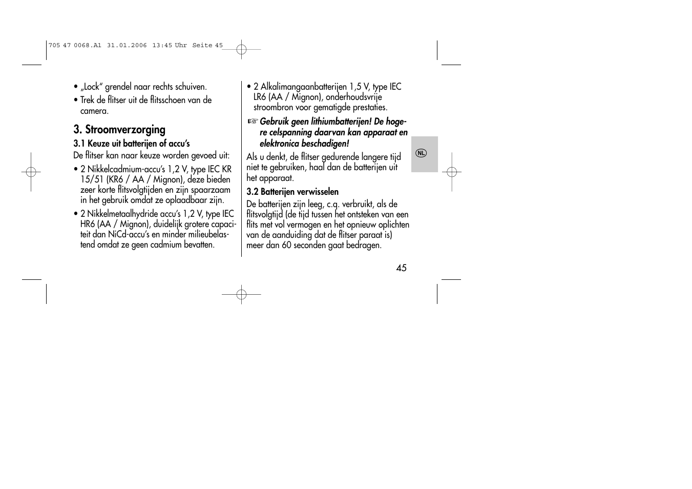 Metz MECABLITZ 20 C-2 User Manual | Page 45 / 128