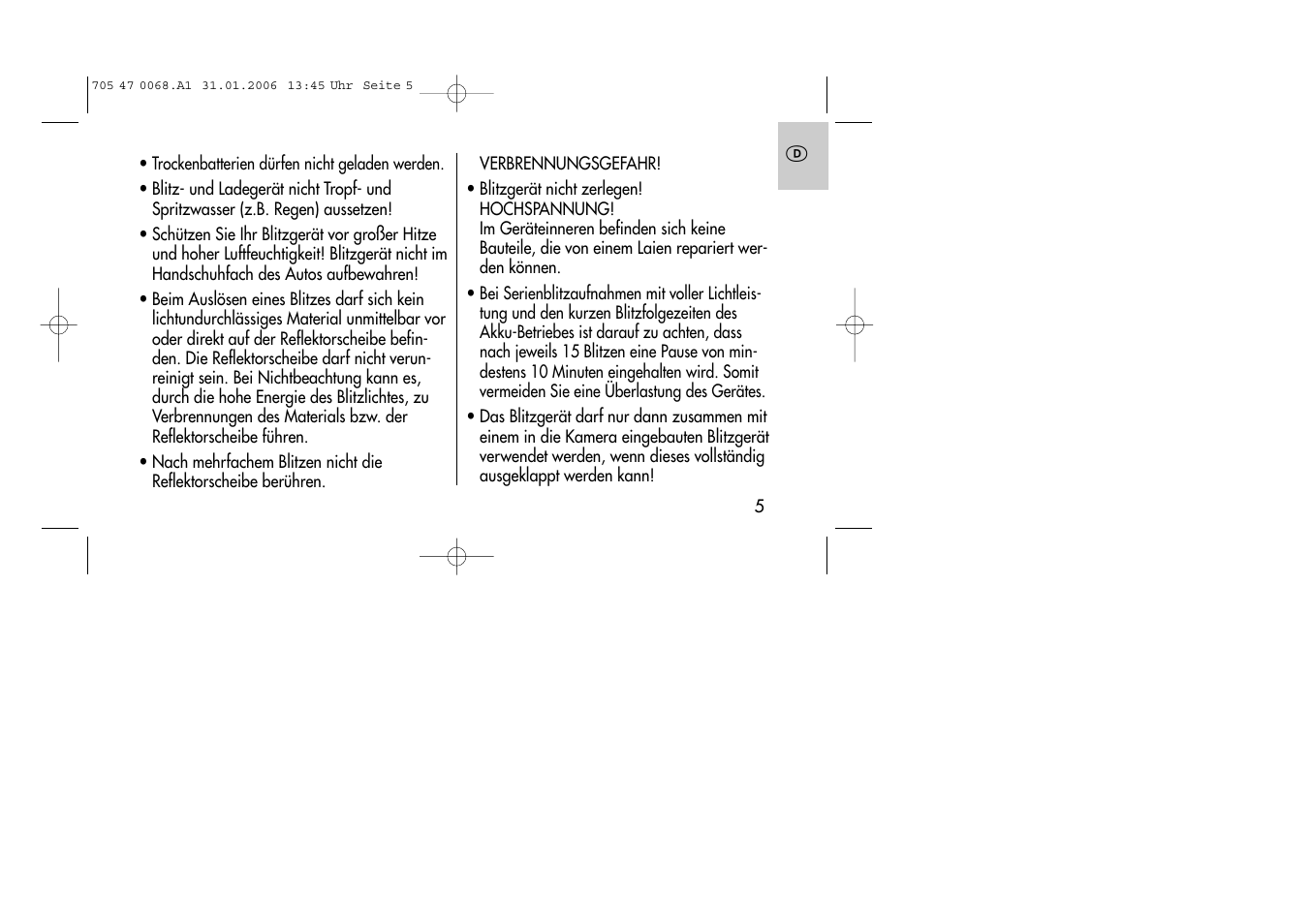 Metz MECABLITZ 20 C-2 User Manual | Page 5 / 128