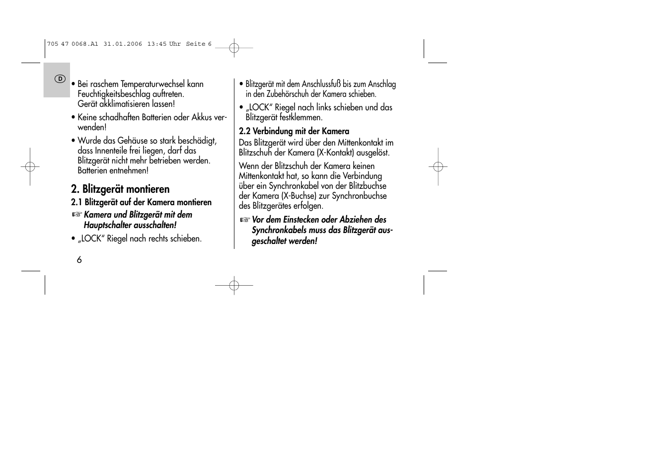 Metz MECABLITZ 20 C-2 User Manual | Page 6 / 128