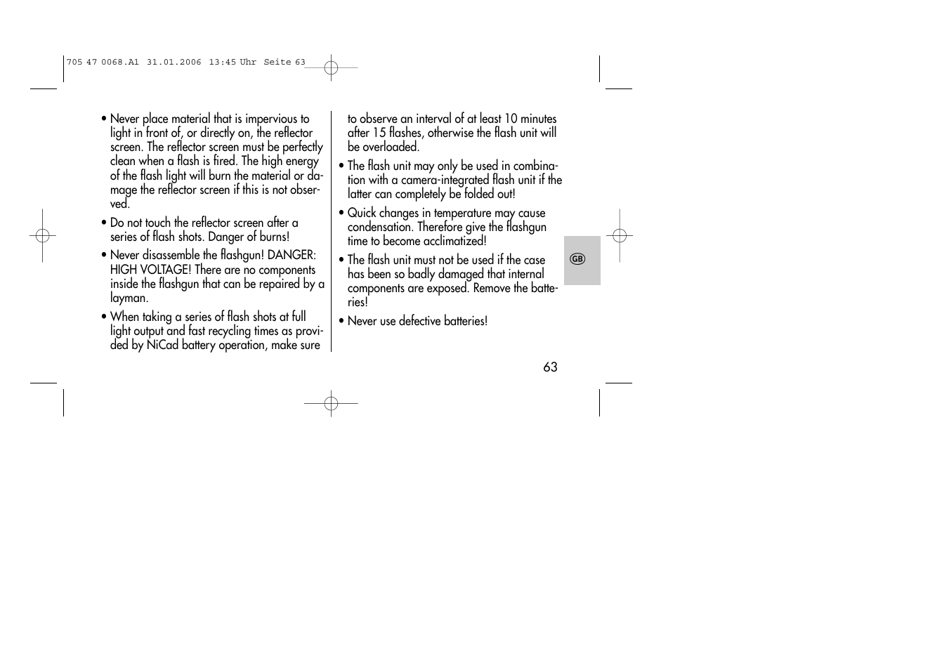 Metz MECABLITZ 20 C-2 User Manual | Page 63 / 128