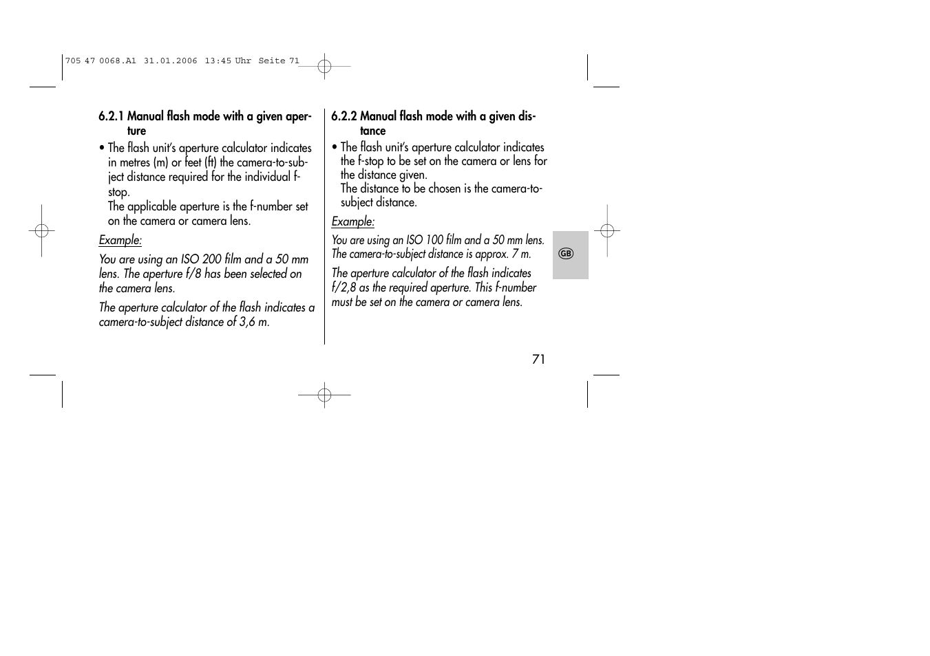 Metz MECABLITZ 20 C-2 User Manual | Page 71 / 128