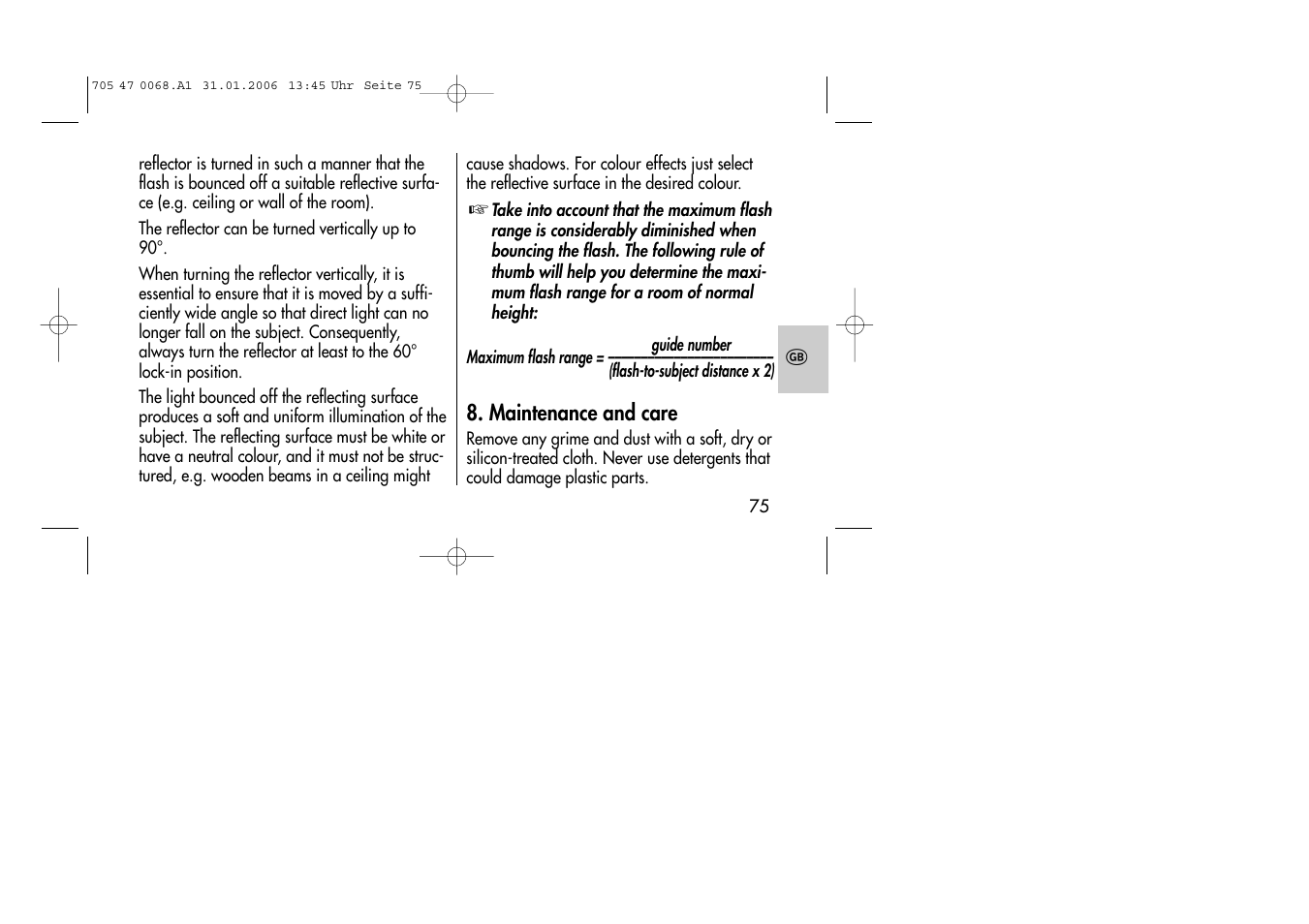 Metz MECABLITZ 20 C-2 User Manual | Page 75 / 128