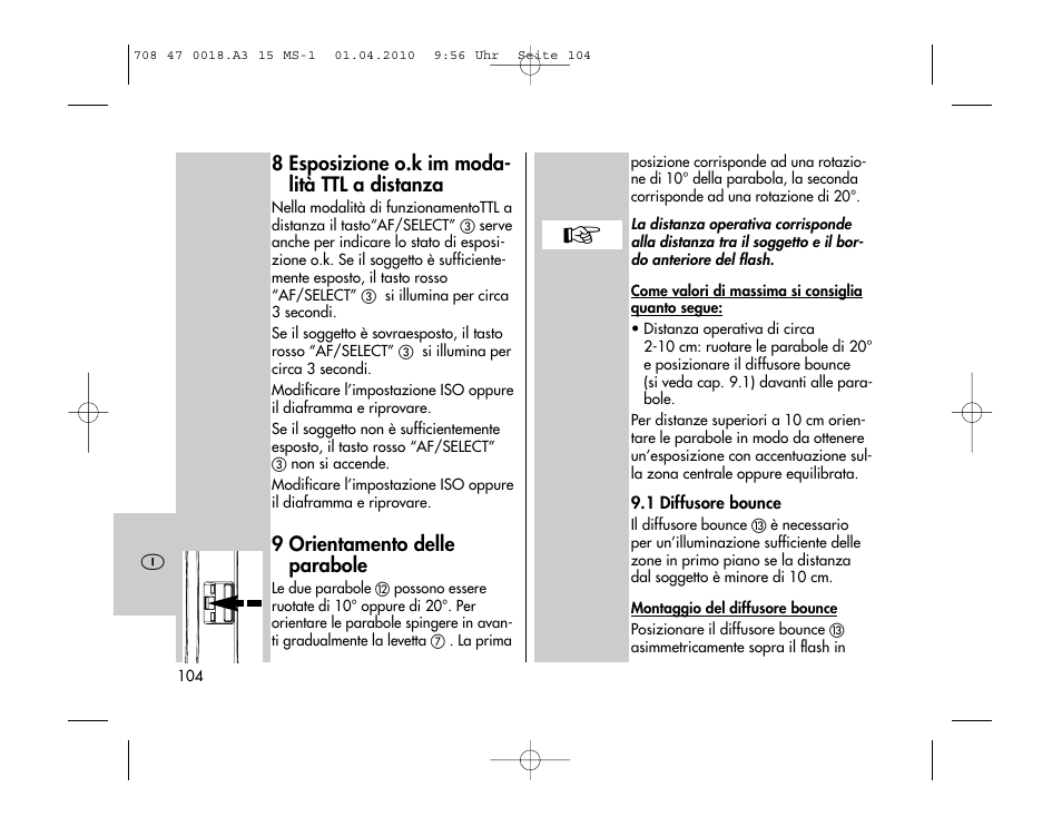 Metz MECABLITZ 15 MS-1 digital User Manual | Page 104 / 140